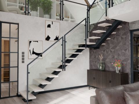 Revo Slim est un nouveau modele d’escalier interieur 
