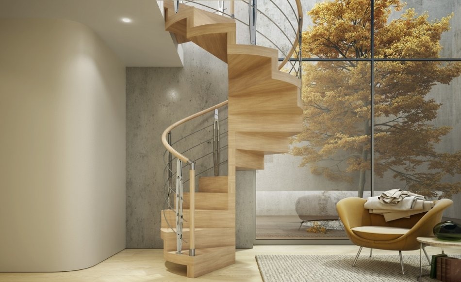 Modèle d'escalier Maestro Spiral