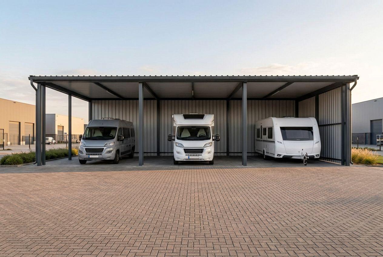 Carports mobile-home & caravane — réalisation 11