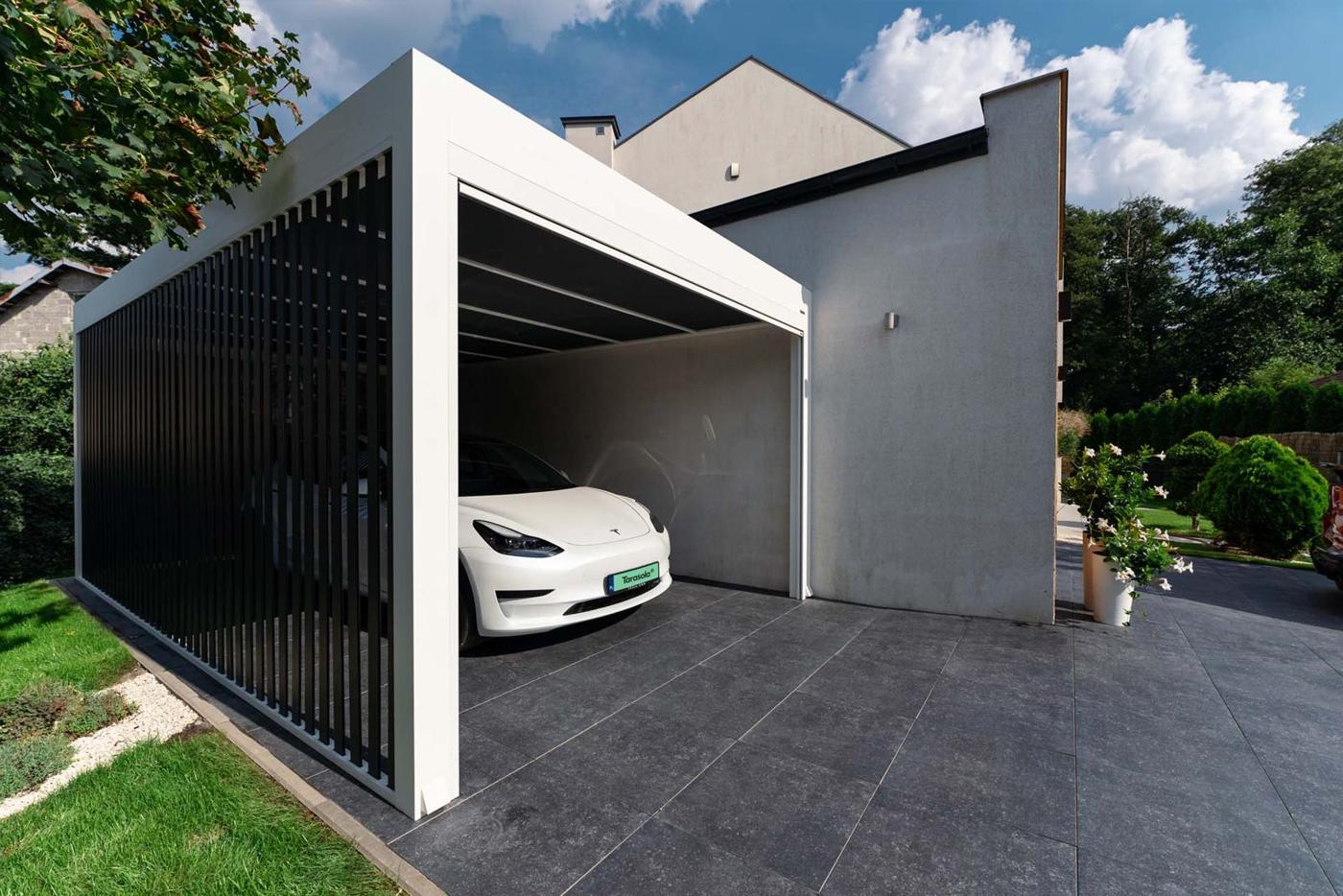 Carport moderne au Luxembourg