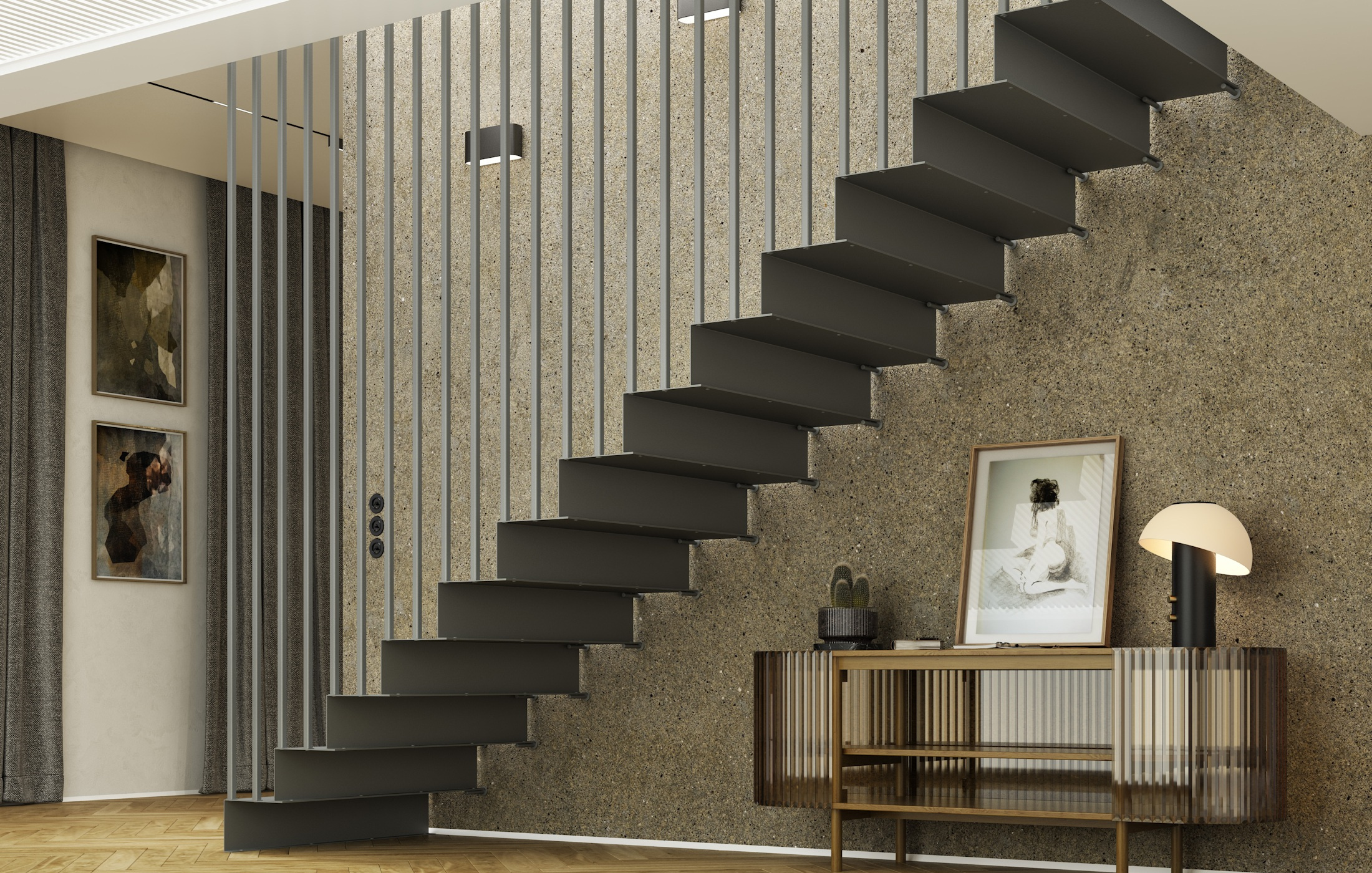Modèle d'escalier Luxor