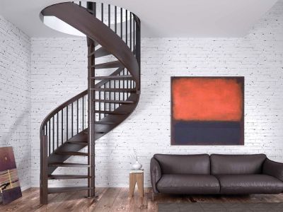 Modèle d'escalier Classic Spiral