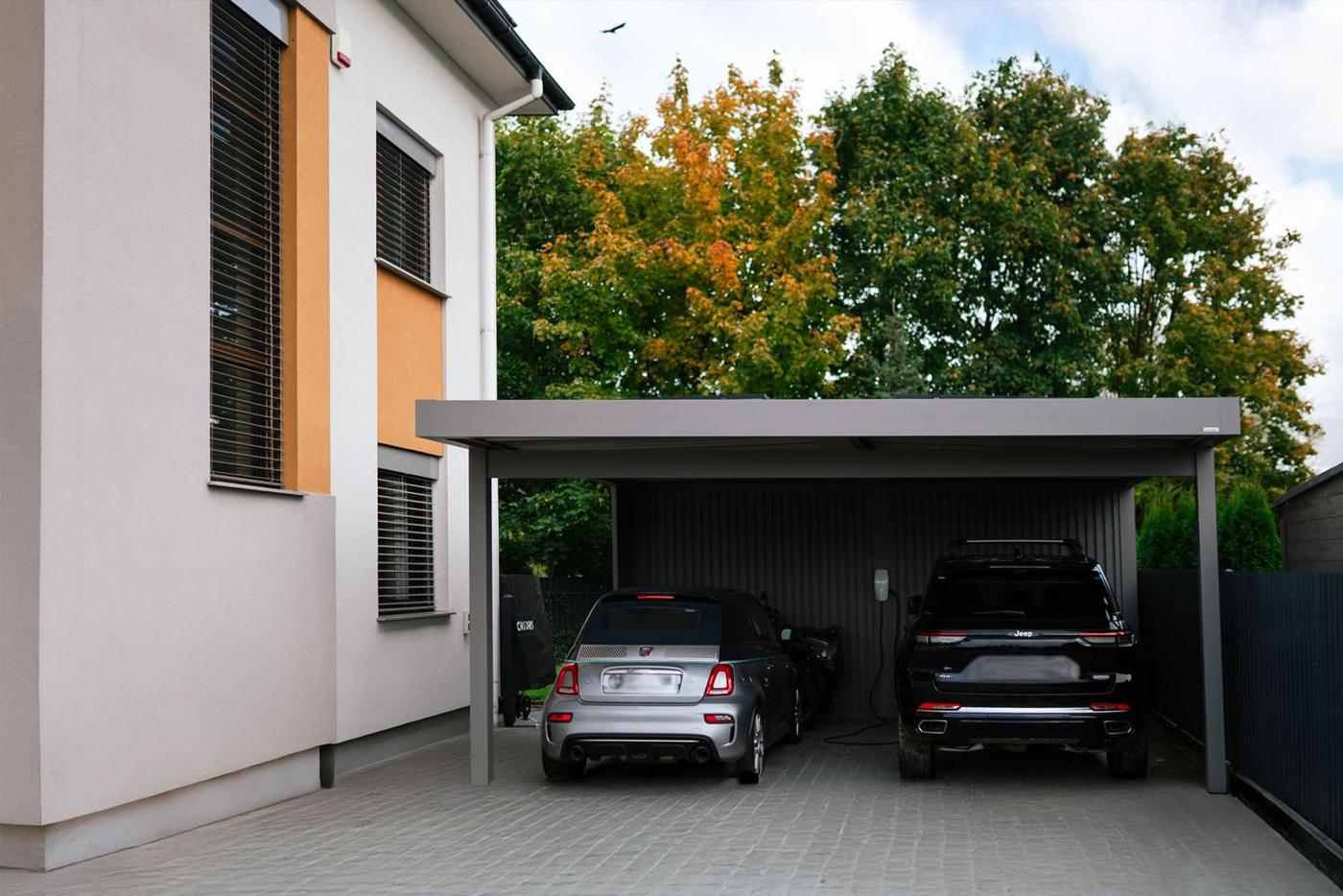 Doppel-Carport