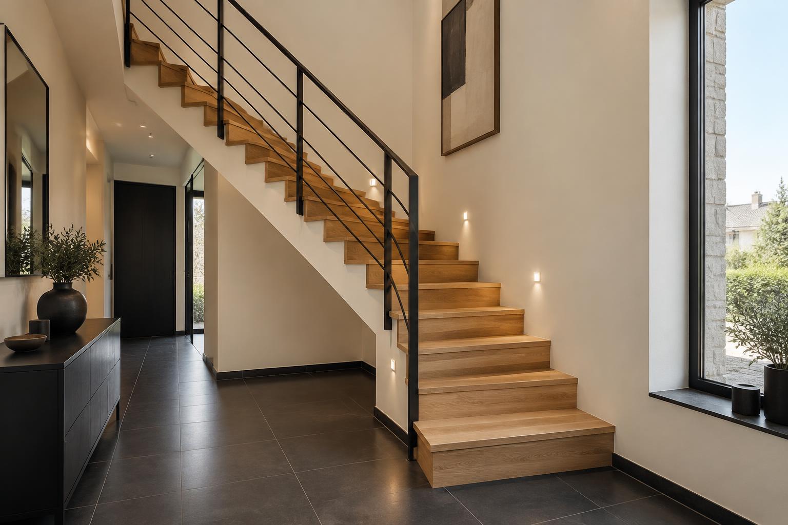 Escalier quart tournant : bas ou haut, comment bien le choisir ?