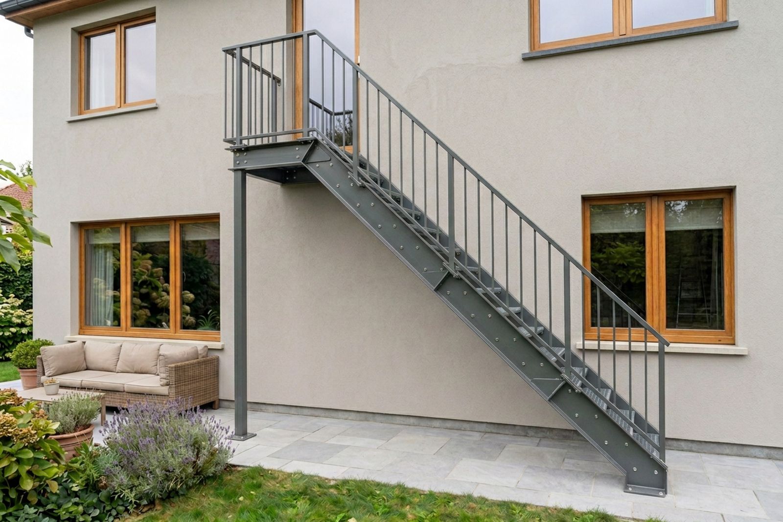 Escaliers extérieurs — réalisation 3