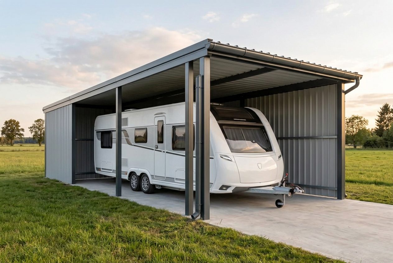 Carports mobile-home & caravane — réalisation 3