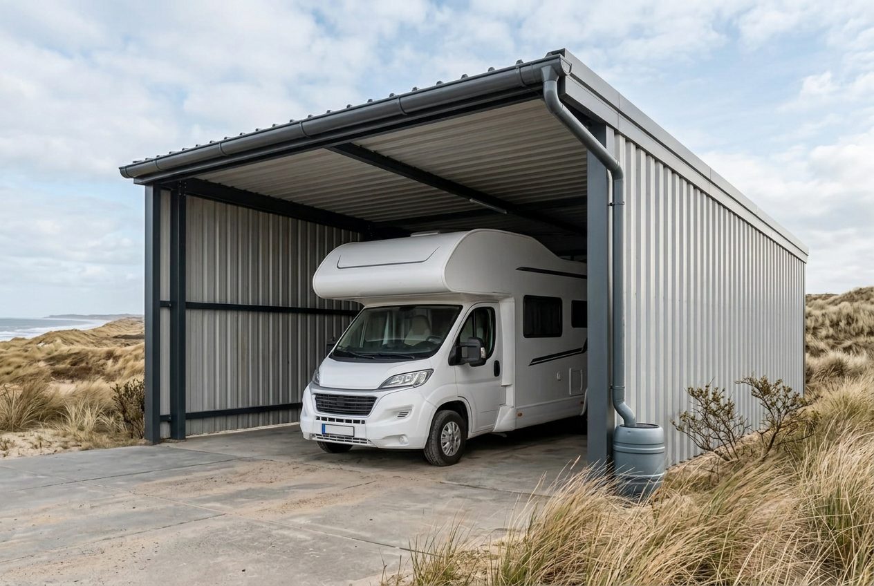 Carports mobile-home & caravane — réalisation 4